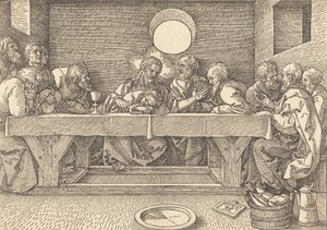 Az utolsó vacsora, 1523. alkotó: Albrecht Dürer