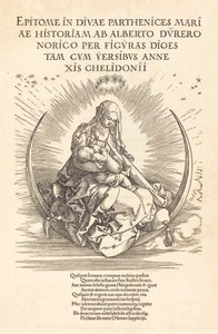 Madonna a félholdon, 15101511. alkotó: Albrecht Dürer