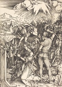 Szent Katalin vértanúsága, c. 14971499. alkotó: Albrecht Dürer