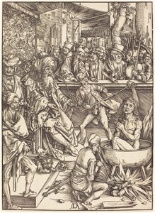 Szent János vértanúsága alkotó: Albrecht Dürer
