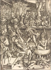 Szent János vértanúsága alkotó: Albrecht Dürer