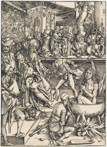 Szent János evangélista vértanúsága alkotó: Albrecht Dürer