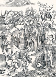Szent Sebestyén vértanúsága, 1495, 1906 alkotó: Albrecht Dürer
