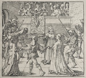 Az álarcos. alkotó: Albrecht Dürer