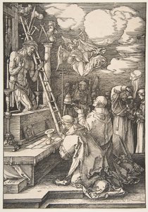 Szent Gergely miséje, 1511. alkotó: Albrecht Dürer