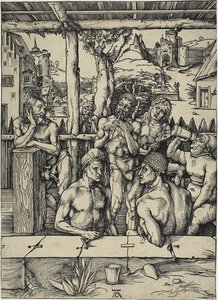 A férfi fürdő alkotó: Albrecht Dürer