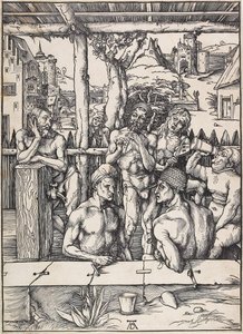 A férfi fürdő alkotó: Albrecht Dürer