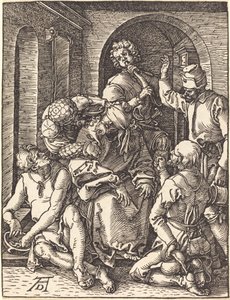 Krisztus kigúnyolása alkotó: Albrecht Dürer