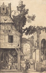 Születés, 1504. alkotó: Albrecht Dürer