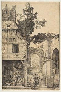 Születés, 1504. alkotó: Albrecht Dürer