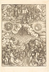 Az ötödik és hatodik pecsét felnyitása alkotó: Albrecht Dürer