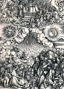 Az ötödik és hatodik pecsét felnyitása, 1498 1906 alkotó: Albrecht Dürer