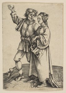 A paraszt és felesége, kb. 1497. alkotó: Albrecht Dürer