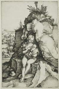 Aranyszájú Szent János vezeklése alkotó: Albrecht Dürer