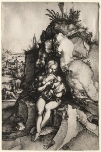 Aranyszájú Szent János bűnbánata. alkotó: Albrecht Dürer