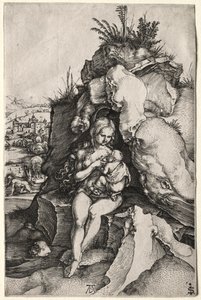 Aranyszájú Szent János vezeklése c. 1497. alkotó: Albrecht Dürer