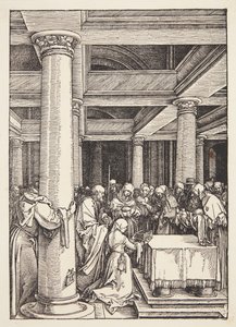 Bemutató a templomban alkotó: Albrecht Dürer