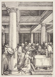 Bemutató a templomban alkotó: Albrecht Dürer