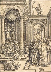 A Szűz bemutatása a templomban alkotó: Albrecht Dürer