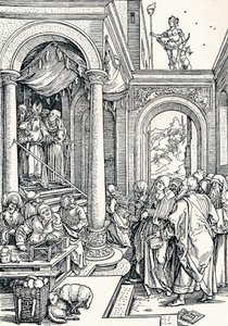 A Szűzanya bemutatása a templomban, 1506 1906 alkotó: Albrecht Dürer