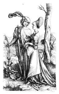 A sétány, c1498, 1906 alkotó: Albrecht Dürer