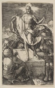 A feltámadás, a Passióból, 1512. alkotó: Albrecht Dürer