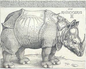 Az orrszarvú, 1515., 1515. alkotó: Albrecht Dürer