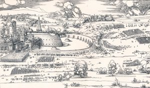 Egy erőd ostroma I, 1527 1906 alkotó: Albrecht Dürer