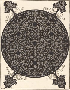 A hatodik csomó (hét kis csomórendszert egyesít fekete középpontokkal) alkotó: Albrecht Dürer