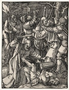 A kis szenvedély: Krisztus árulása. alkotó: Albrecht Dürer