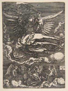 Az Egy angyal által tartott Sudarium, 1516. alkotó: Albrecht Dürer