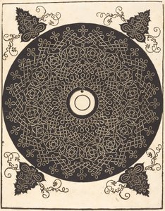 A harmadik csomó (fekete körrel egy fehér medalionon) alkotó: Albrecht Dürer
