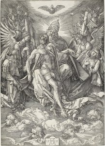 A Szentháromság (a kegyelem széke) alkotó: Albrecht Dürer