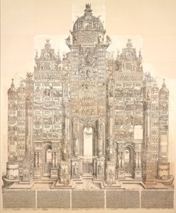 Maximilian I. császár diadalíve alkotó: Albrecht Dürer
