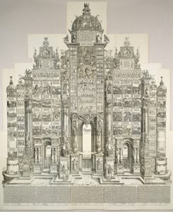 Maximilian diadalíve, 1515-1799-es kiadás. alkotó: Albrecht Dürer