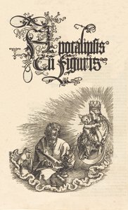Szent Jánosnak megjelenő Szűzanya, 15101511. alkotó: Albrecht Dürer