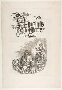 A Szűz megjelenik Szent Jánosnak, az Apokalipszis.n.d. alkotó: Albrecht Dürer