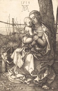 A szűz és a gyermek egy fán ülve, 1513. alkotó: Albrecht Dürer