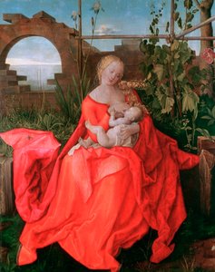 A Szűz és a Gyermek, A Madonna az írisszel, 1500-1510 alkotó: Albrecht Dürer