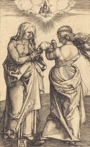 Szűz és gyermek Szent Annával, c. 1500. alkotó: Albrecht Dürer