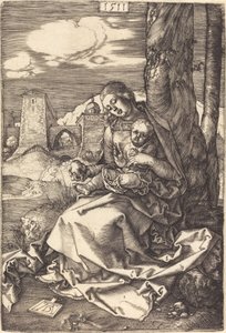 A Szűz és a Gyermek a körtével alkotó: Albrecht Dürer