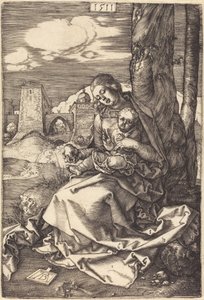 A Szűz Mária és a Gyermek a körtével alkotó: Albrecht Dürer