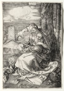 Szűz és gyermek a körtével, 1511. alkotó: Albrecht Dürer