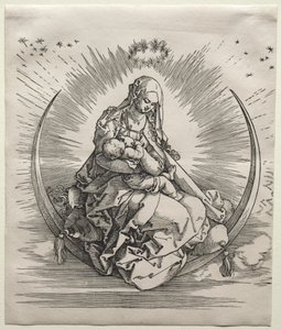 Szűz a félholdon alkotó: Albrecht Dürer