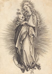 A Szűz a félholdon c. 14981499. alkotó: Albrecht Dürer