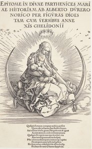Szűz a félholdon alkotó: Albrecht Dürer