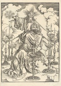 A hét gyertyatartó látomása alkotó: Albrecht Dürer