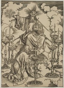 A hét gyertyatartó látomása alkotó: Albrecht Dürer