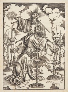 A hét gyertyatartó látomása alkotó: Albrecht Dürer