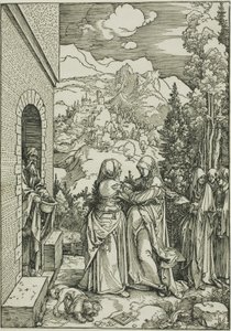 A látogatás, a Szűz életéből alkotó: Albrecht Dürer